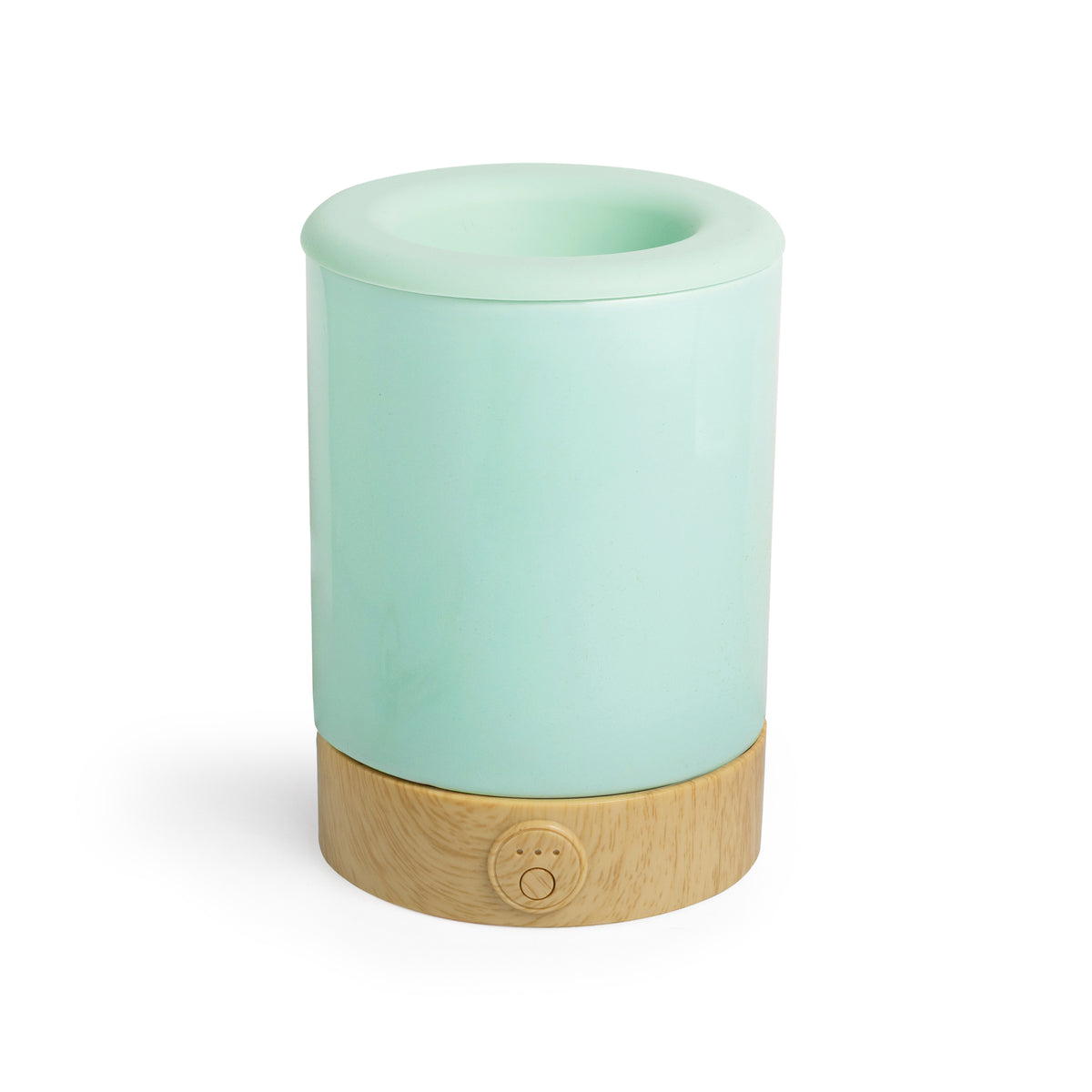 Signature wax warmer in seafoam on white background