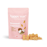 Happy Wax Bronzed Coconut wax melts packaging on a white background