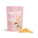 Happy Wax Bronzed Coconut wax melts packaging on a white background