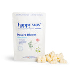Happy Wax Desert Bloom packaging with white bears on white background